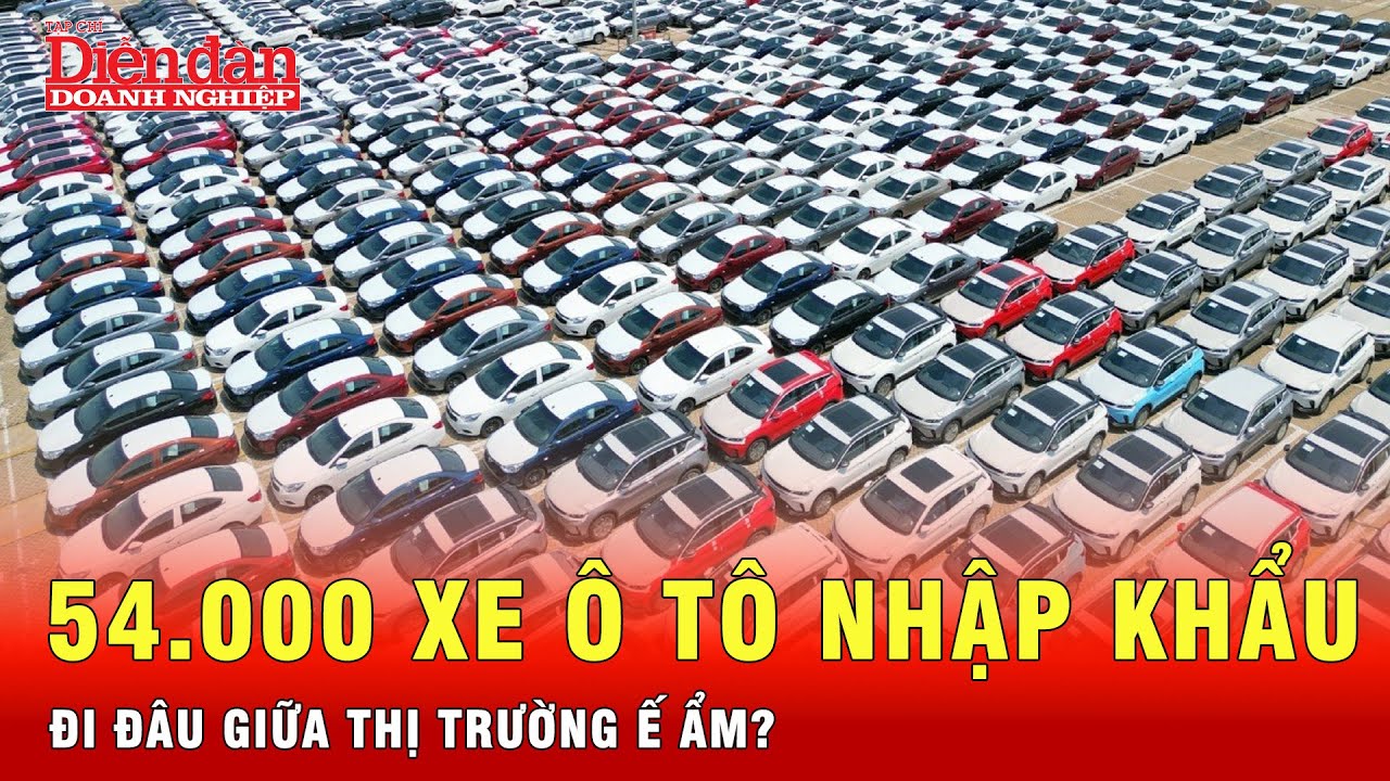 Thị trường xe ảm đạm, 54.000 ô tô nhập khẩu vẫn phi ầm ầm vào Việt Nam? | Tin tức 24h
