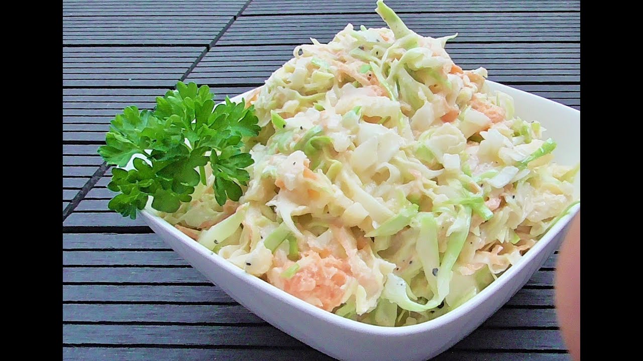 Coleslaw jak z KFC Sur&ograve;wka sałatka z białej kapusty