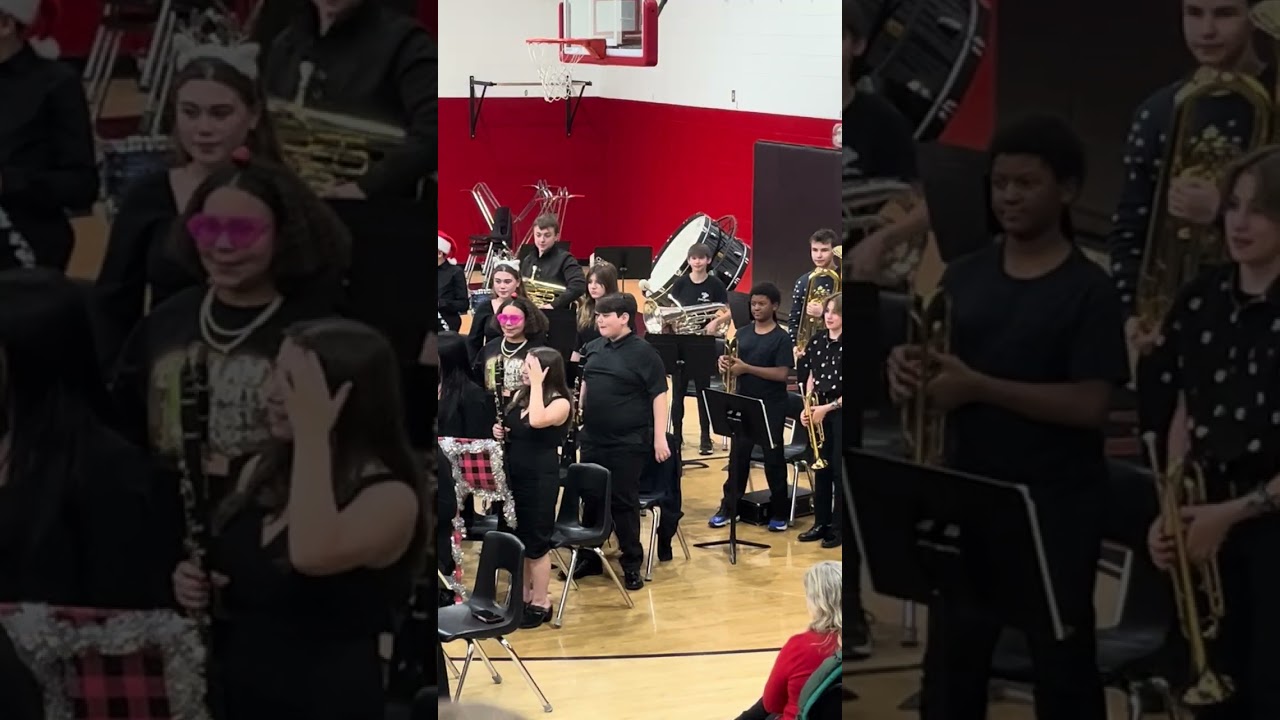 Me playing at my Christmas concert
