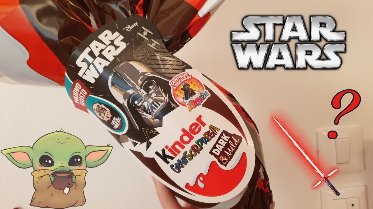 UOVO DI PASQUA KINDER di STAR WARS!!! 2022