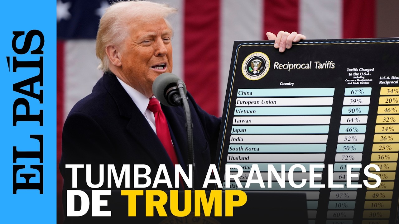 El TRIBUNAL SUPREMO de ESTADOS UNIDOS tumba gran parte de los ARANCELES de TRUMP | EL PA&Iacute;S
