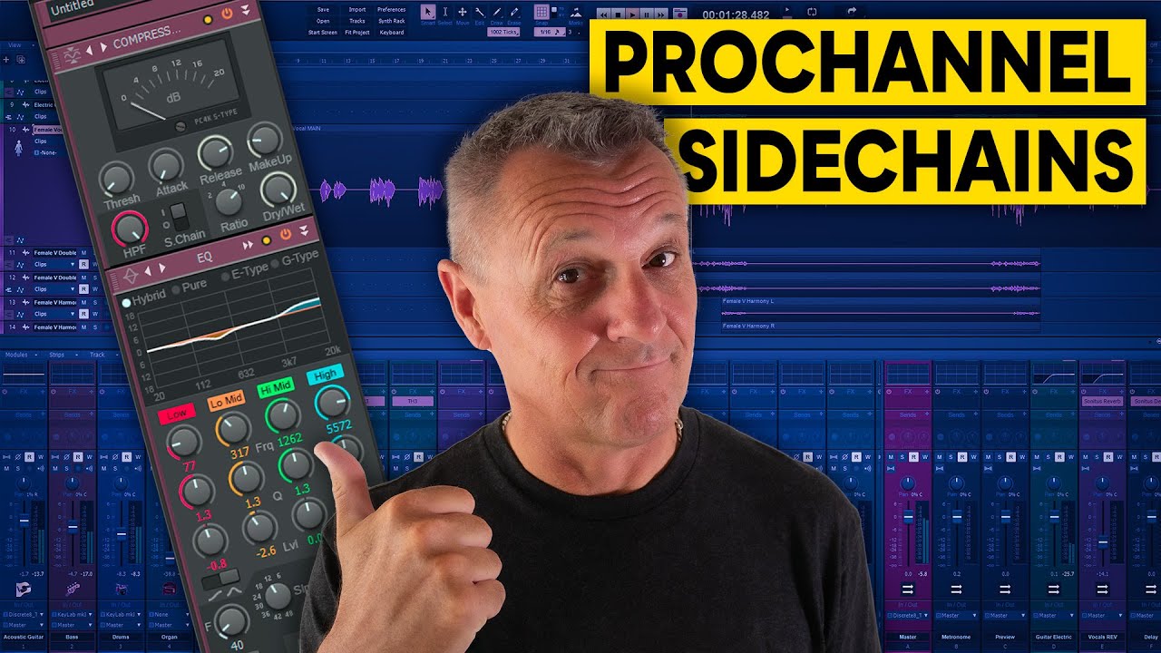 CAKEWALK: ProChannel Sidechain Compression