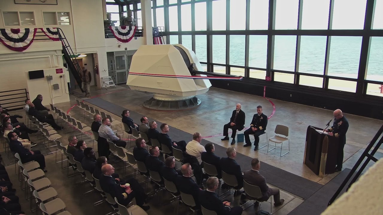 United States Coast Guard Training Center Yorktown MK 110 Ribbon Cutting Ceremony