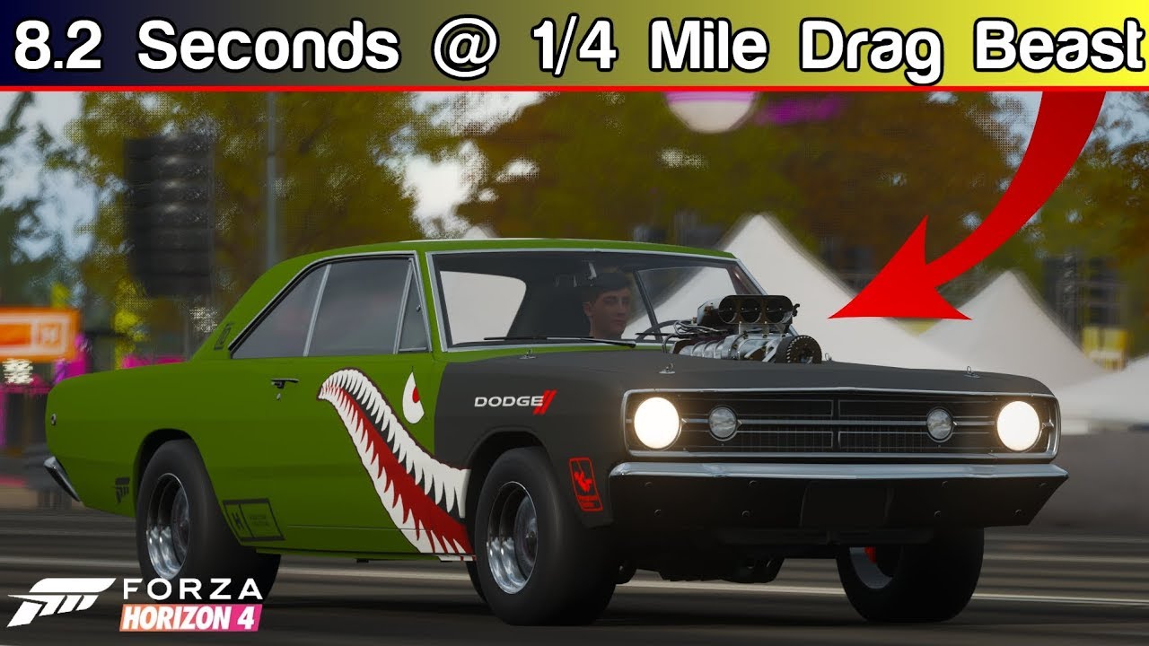Forza Horizon 4 | 8.2 Seconds Drag Beast Build & Tuning
