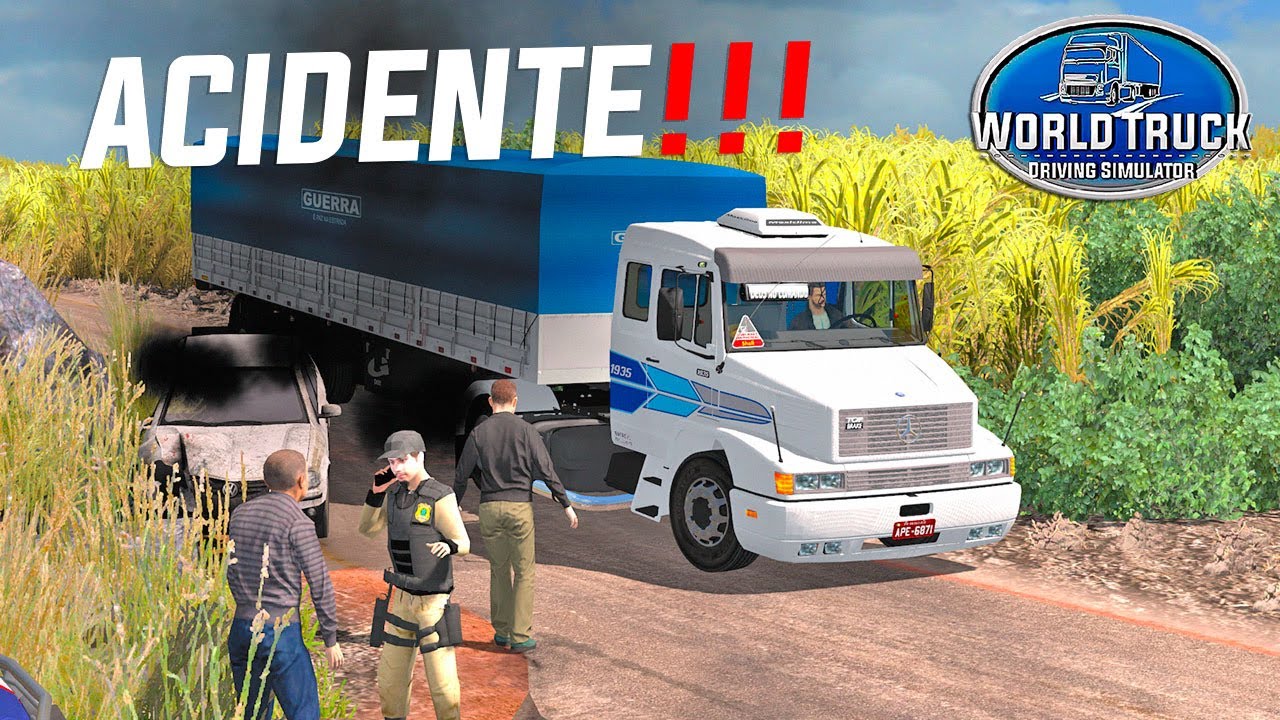 ATUALIZAÇAO WORLD TRUCK DRIVING SIMULATOR - CAMINHAO QUEBRADO NA ESTRADA, BLITZ E MUITO MAIS!