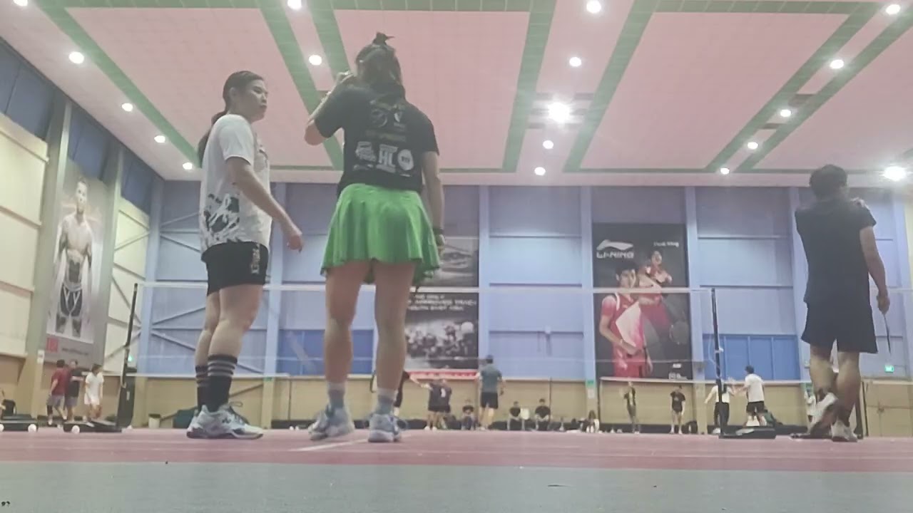 Mixed Doubles badminton practice, meet up at SBH Kallang badminton hall 🏸 