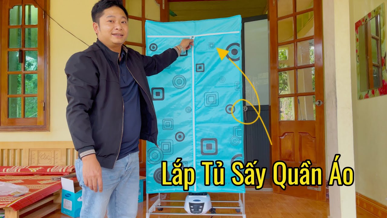 Lắp Ráp Tủ Sấy Quần Áo Nhanh Nhất (Tủ Sấy SAMSUNG): Đồ Dùng Cần Thiết Mùa Nồm Ẩm