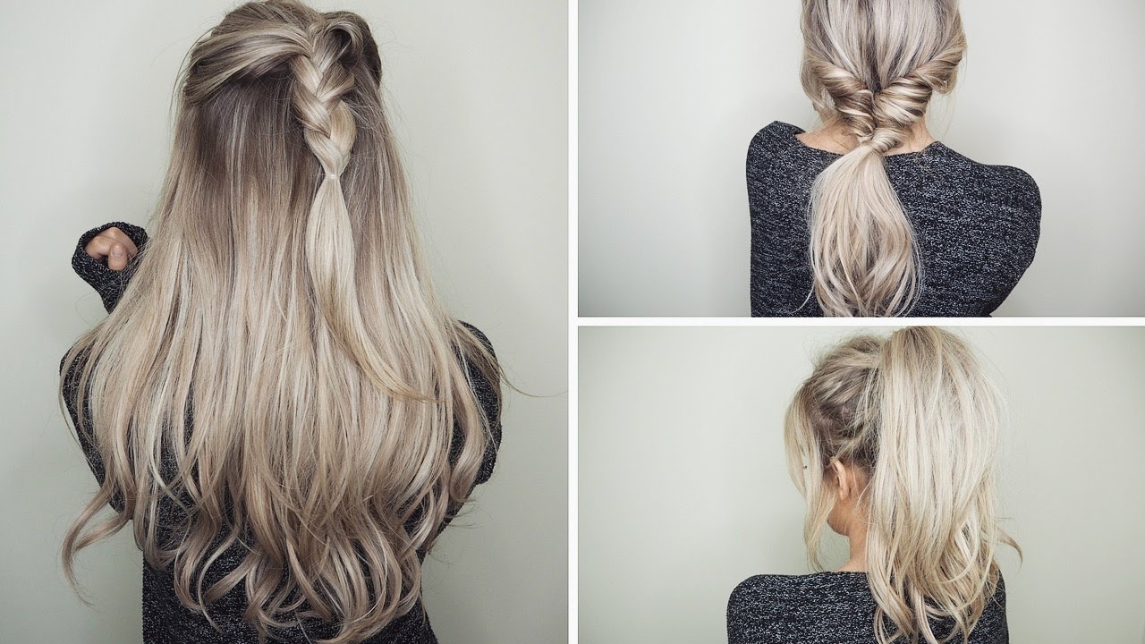 3 Quick & Easy Fall Hairstyles | Hairstyles With Extensions | Chloe Boucher