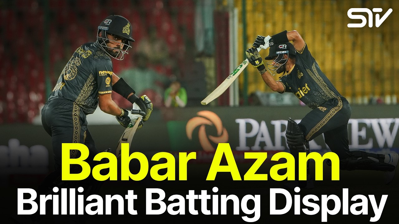 Babar Azam’s Stunning 46 Knock | Peshawar Zalmi vs Karachi Kings | M11 | HBL PSL X | M3O1J