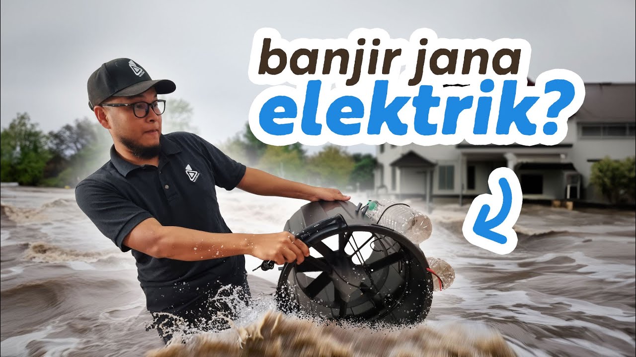 Jana elektrik dari air banjir? | Hidro Generator V1