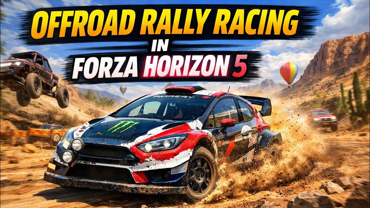 Let'sPlay FH6 or FH5 Rally Race ! [Mala/Eng/Hin] !#mallugamer #forzahorizon5 #rally #racingwheel