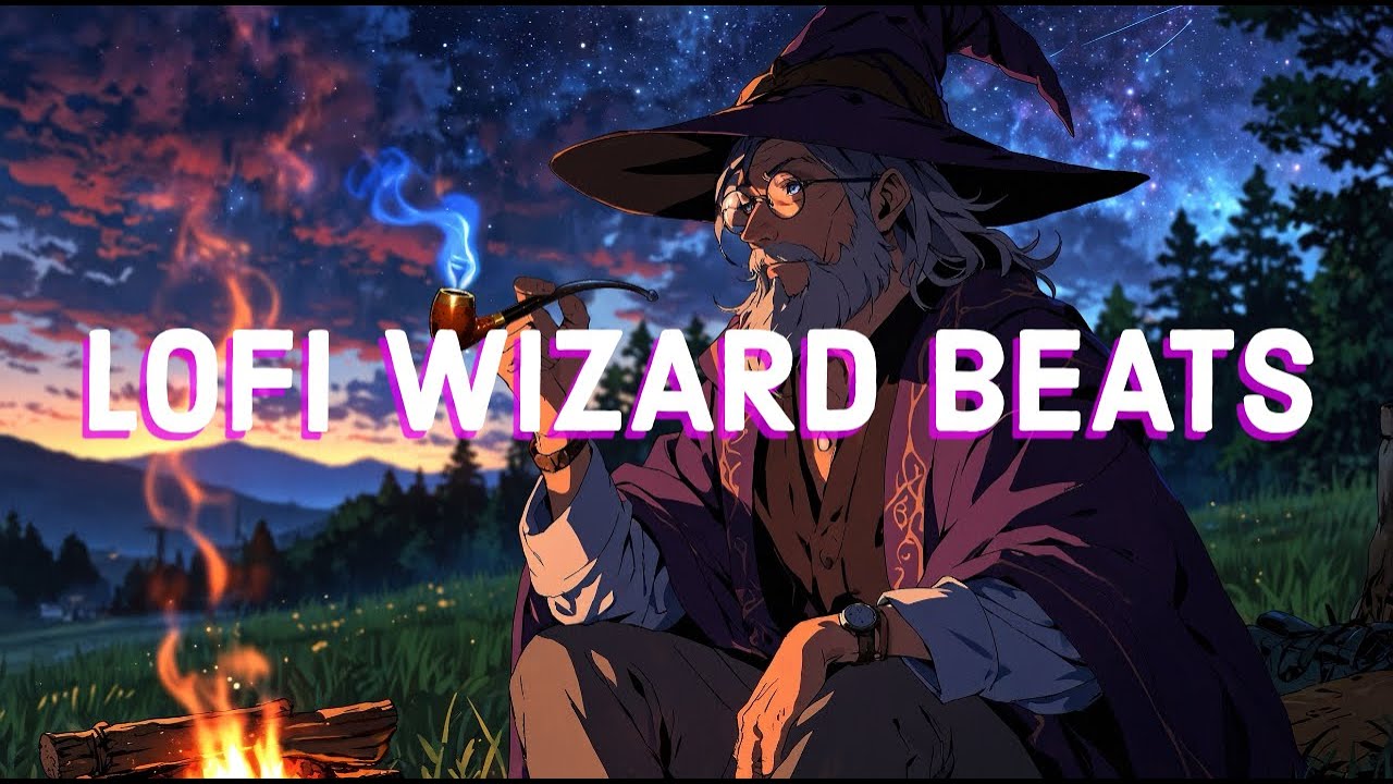 Wizard's Lofi - ✨Cozy Lofi Beats to Sleep😴 or Study📖 with [FIRE EFFECTS]🔥✨