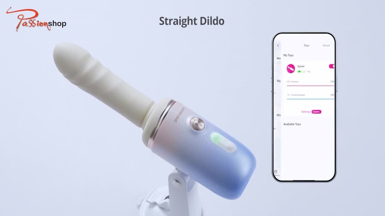 Lovense Spinel Demo | App-Controlled Thrusting & Warming Machine