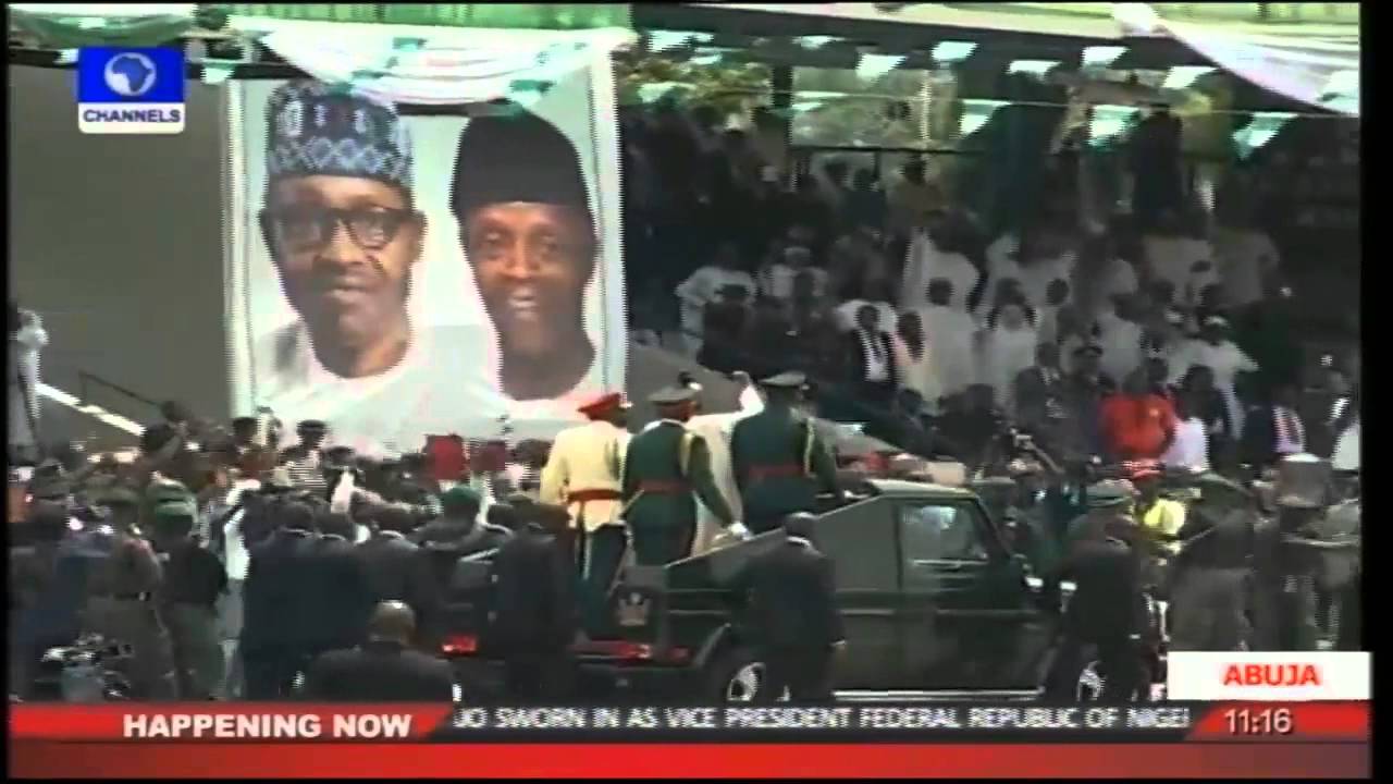 Nigeria 2015 Inauguration: Buhari Inspects Parade -- 29/05/15
