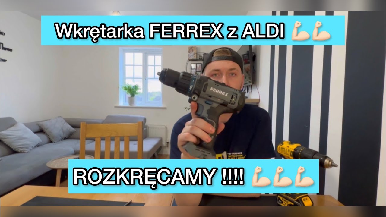 Wkrętarka FERREX z Aldi. Rozkręcamy 💪🏻💪🏻💪🏻