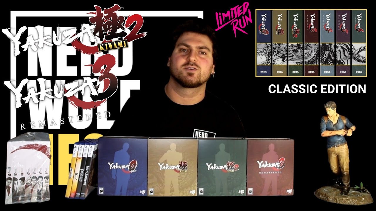YAKUZA: CLASSIC EDITION 🐉 KIWAMI 2 + 3 REMASTERED 💥 Limited Run Games Collector's Edition PS4  🤯