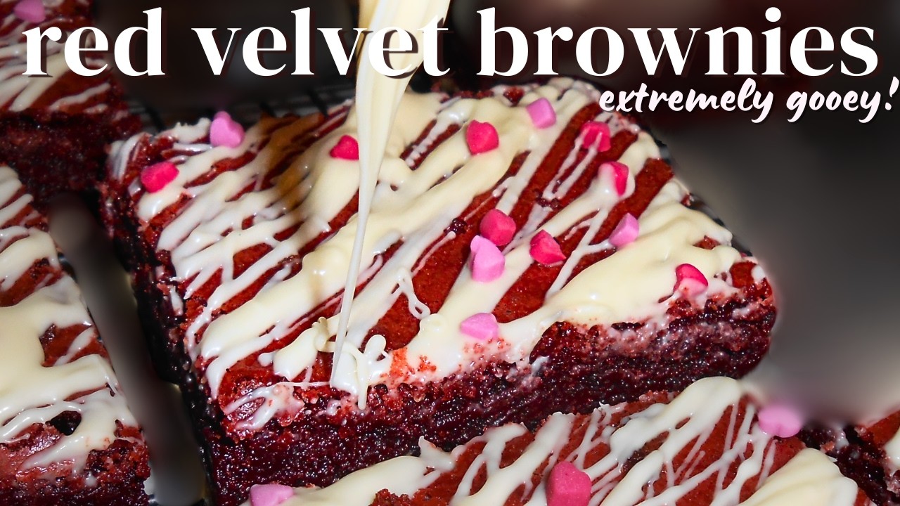 My Go-To Recipe for Fudgy Red Velvet Brownies! (100% Foolproof)