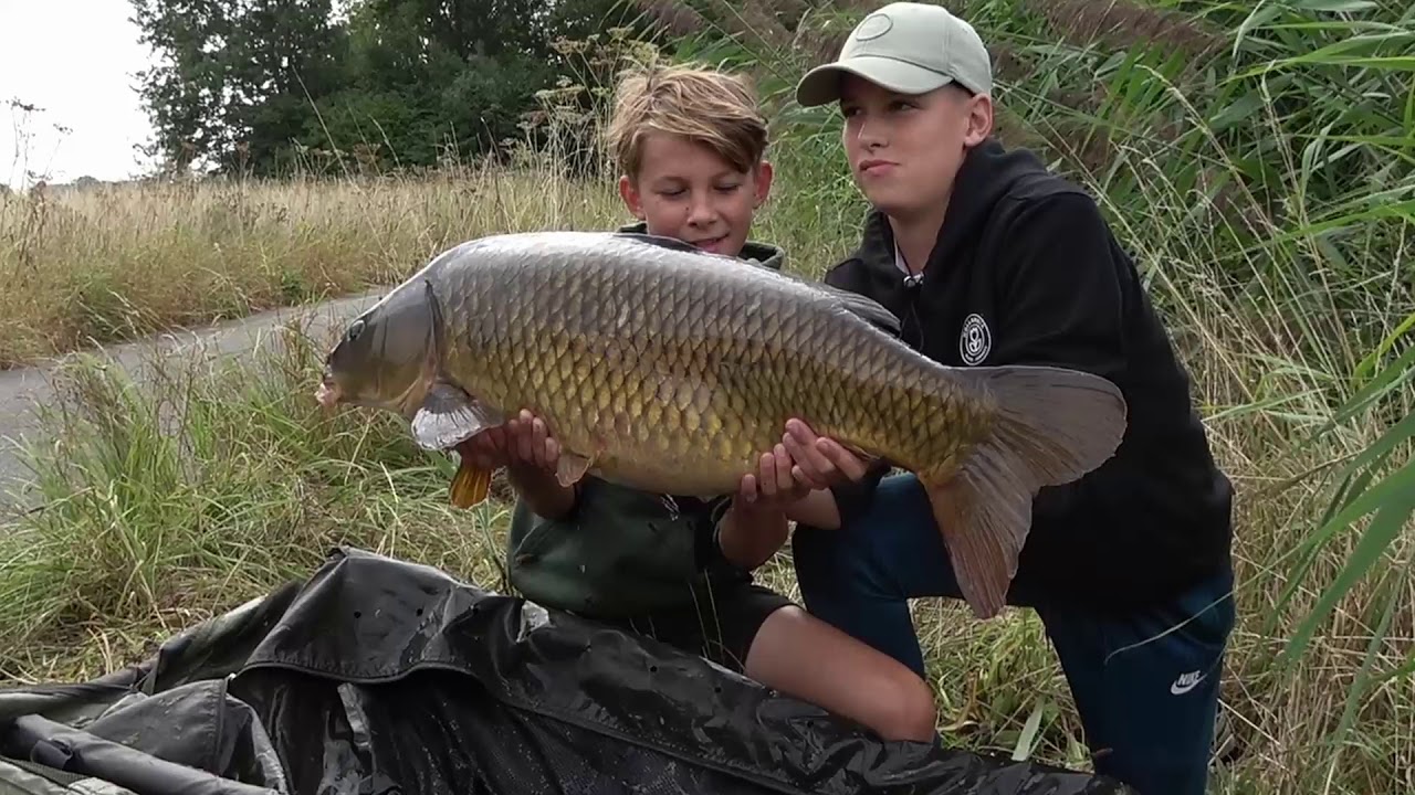 karpervissen met Lex en Wouter aan de Alm en De leemputten in Esbeek