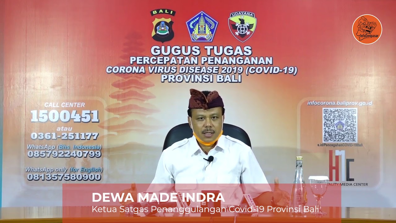 Update Perkembangan Kasus Covid-19 di Bali (09/04/2020)