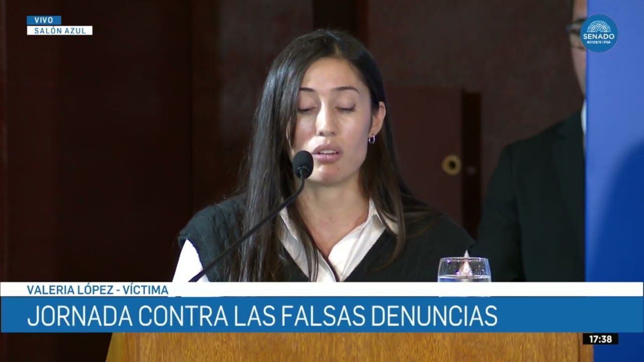 VALERIA L&Oacute;PEZ - JORNADA CONTRA LAS FALSAS DENUNCIAS 07-04-26