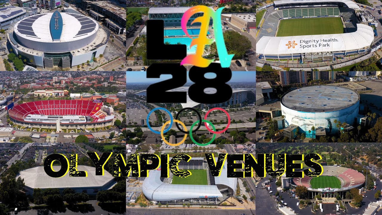 LA28 - Los Angeles 2028 Olympic Venues, California | 4K drone video