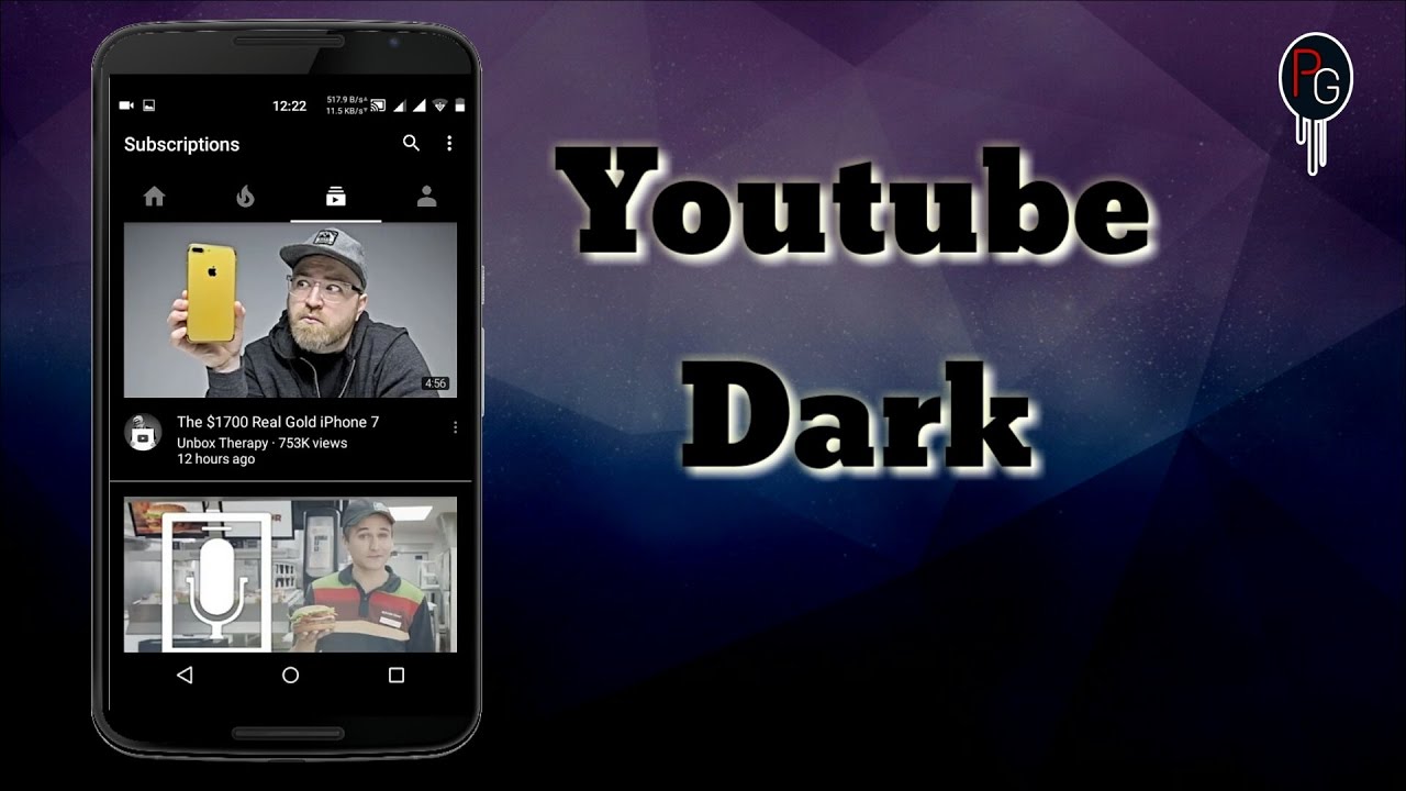 YOUTUBE IN DARK MODE ANDROID! [LP-MM-N]