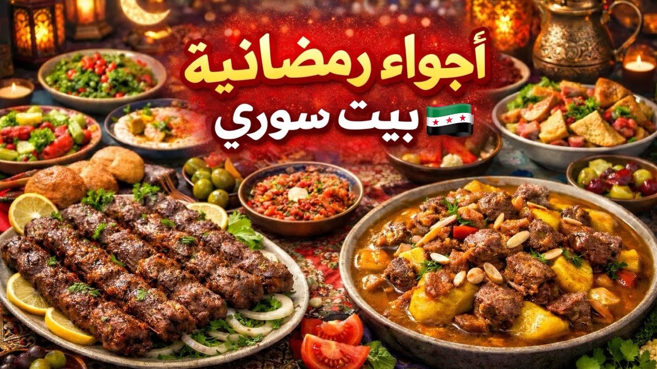 عزيمة رمضانية في بيت سوري🇸🇾مشتريات للعيد🥳