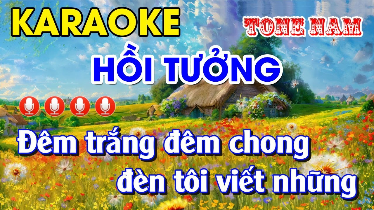 KARAOKE l Hồi Tưởng - Tone Nam l Nhạc Sống l Beat Dũng KARAOKE l #hoituong #dalyvu #HồiTưởng #DạLyVũ