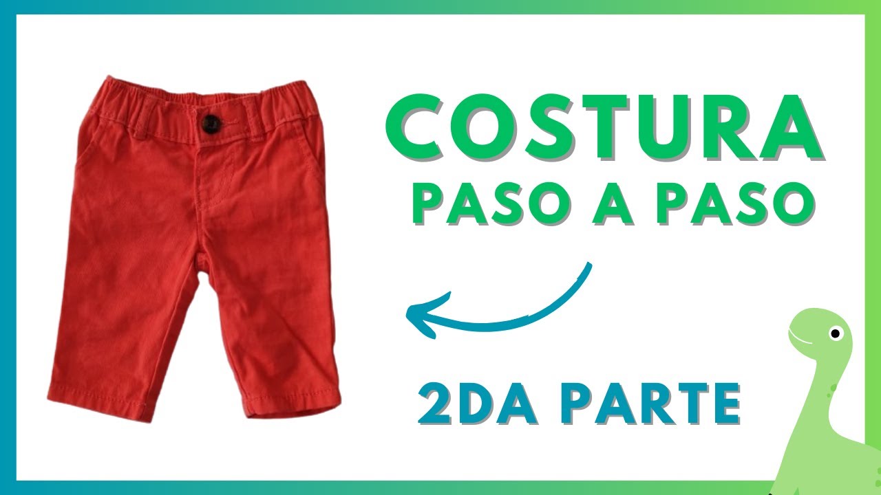 PANTALÓN TIPO JEANS PARA BEBÉ - PARTE 2 - CONFECCIÓN