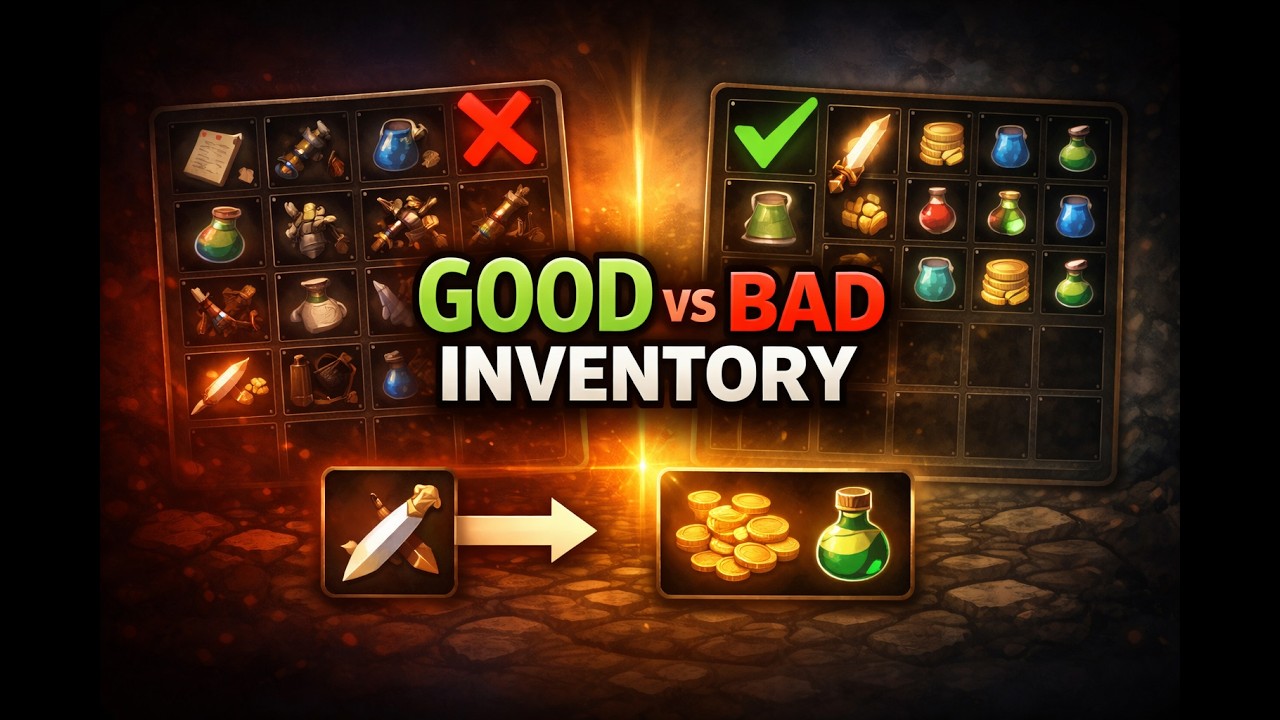 Game UI/UX Design: How to Design Better Inventory Systems
