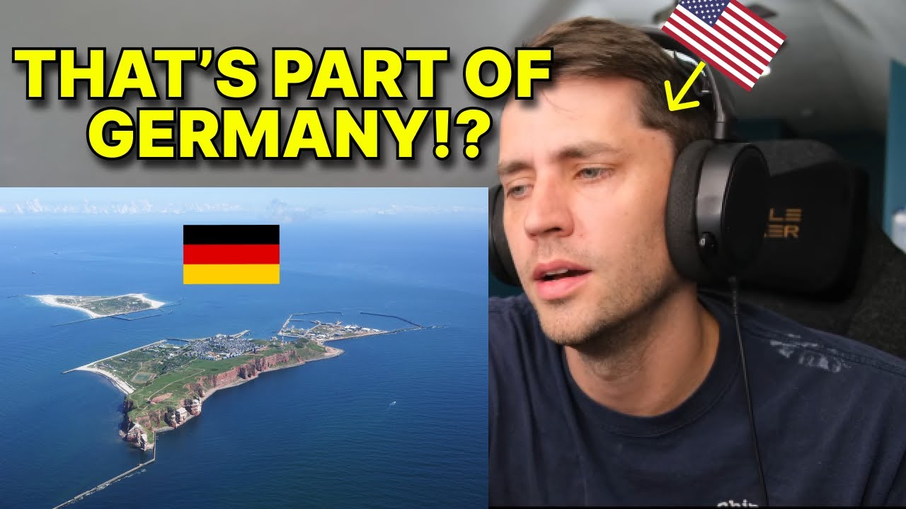 American reacts to Beautiful Little German Island 'Heligoland'