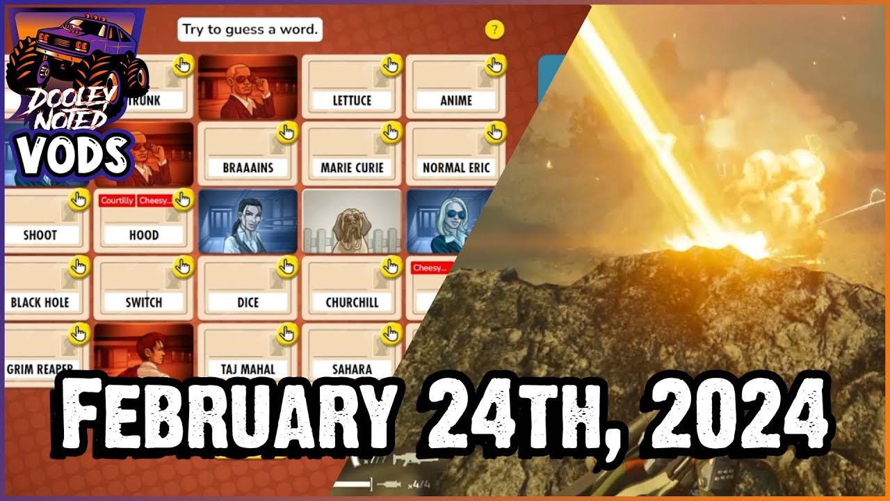 Codenames/Helldivers 2 - VOD from February 24th, 2024