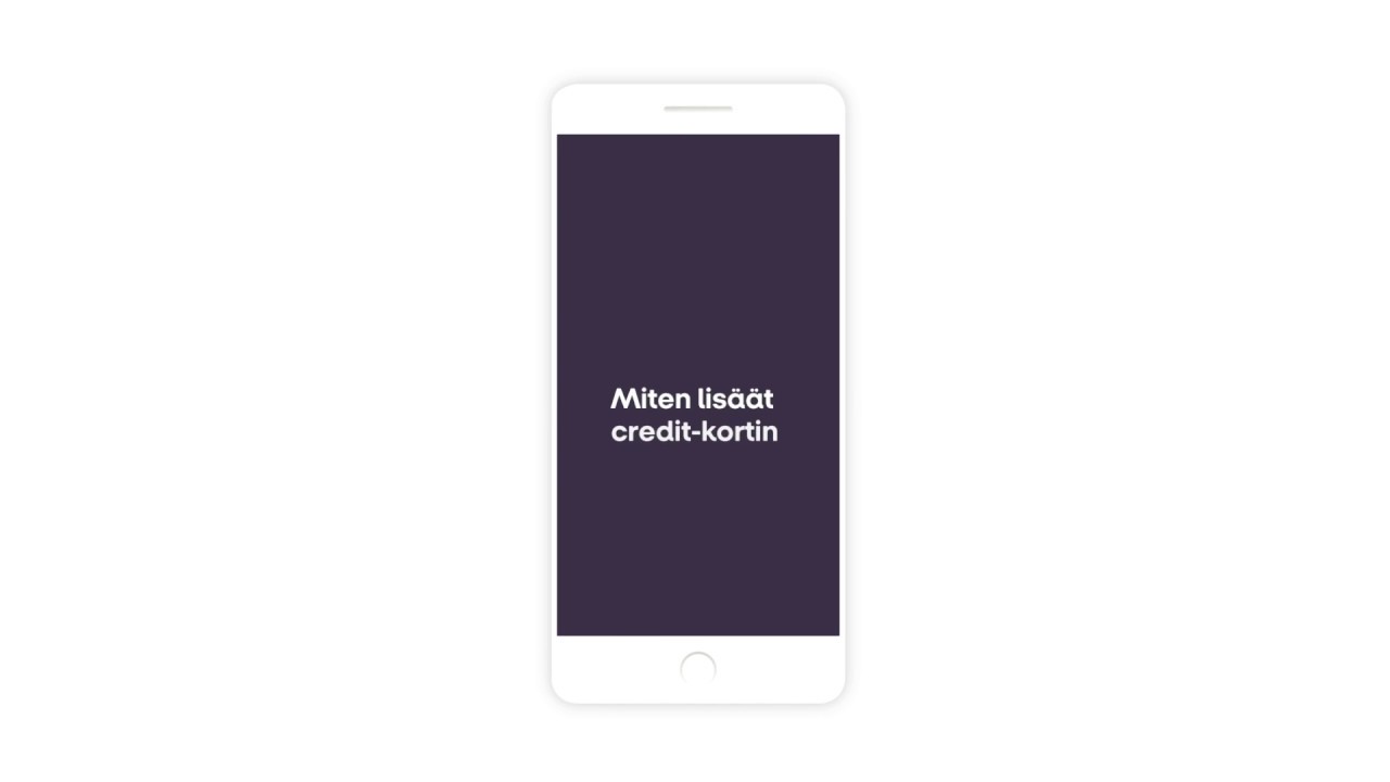 MobilePay - N&auml;in lis&auml;&auml;t maksukortin MobilePay-sovellukseen