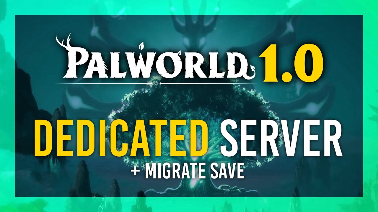 Palworld 1.0 Dedicated Server + Migrate Co-op Save | Complete Guide