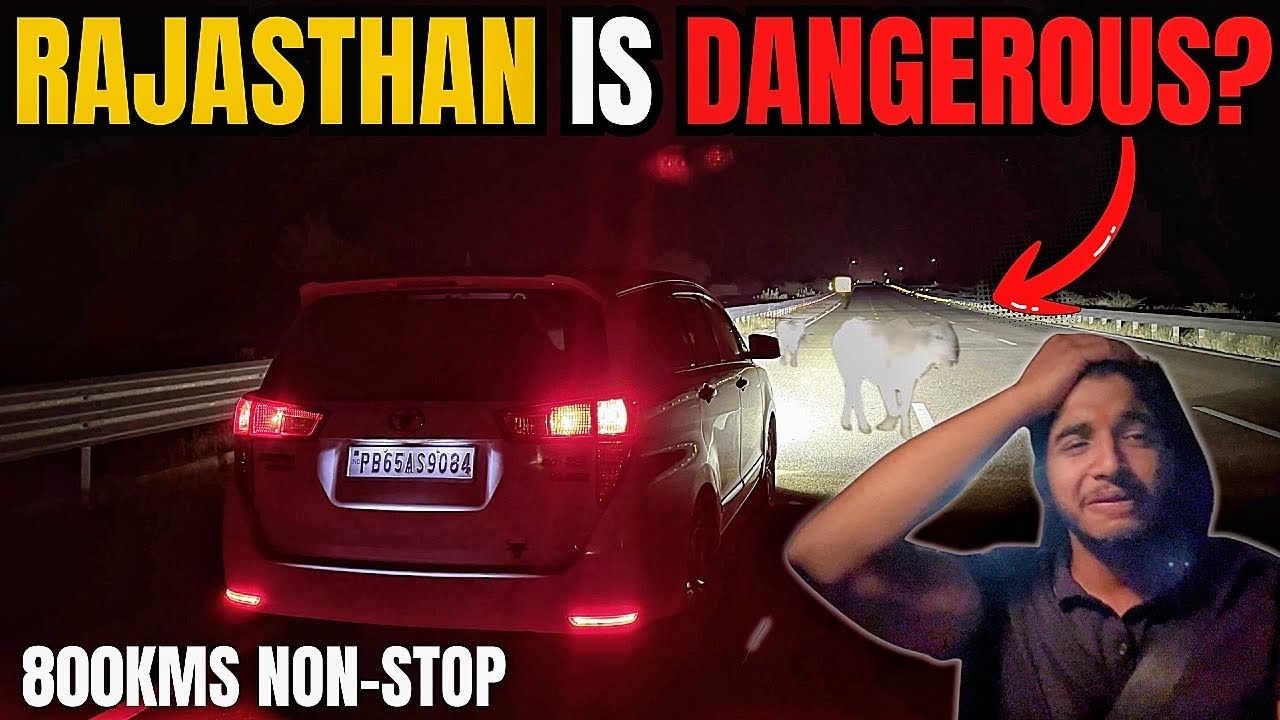 800 KM SOLO Drive Gone WRONG 😱 | Rajasthan&rsquo;s Deadliest Night Roads!