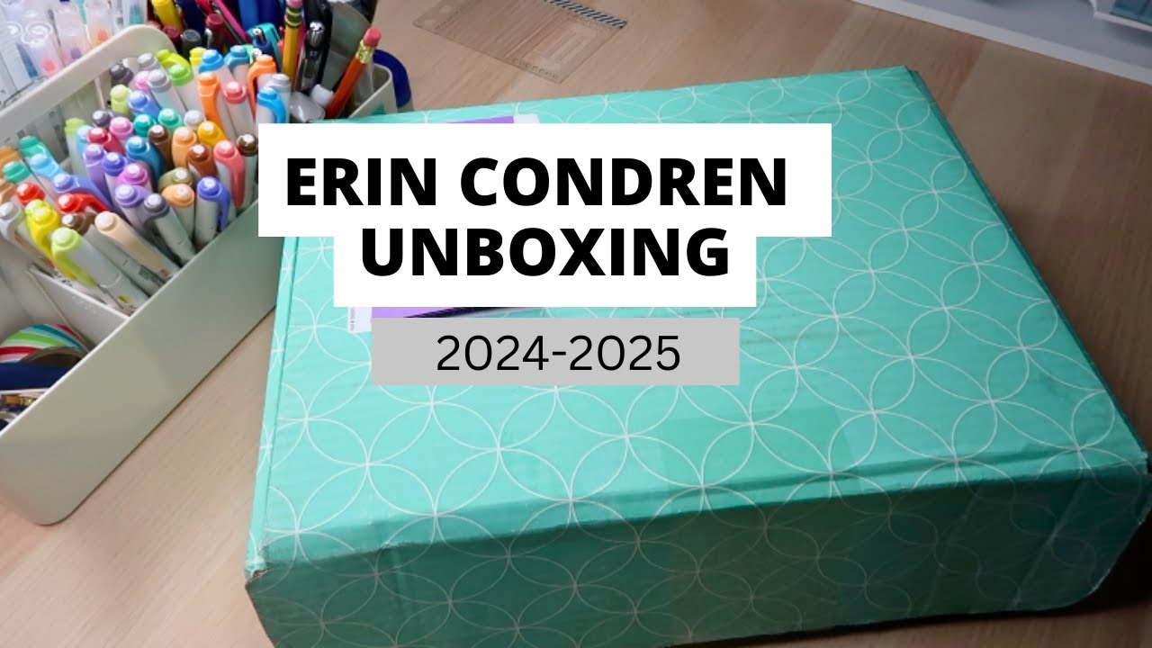 ERIN CONDREN UNBOXING | PLANNER UNBOXING | 2024-2025 PLANNER UNBOXING | UNBOXING