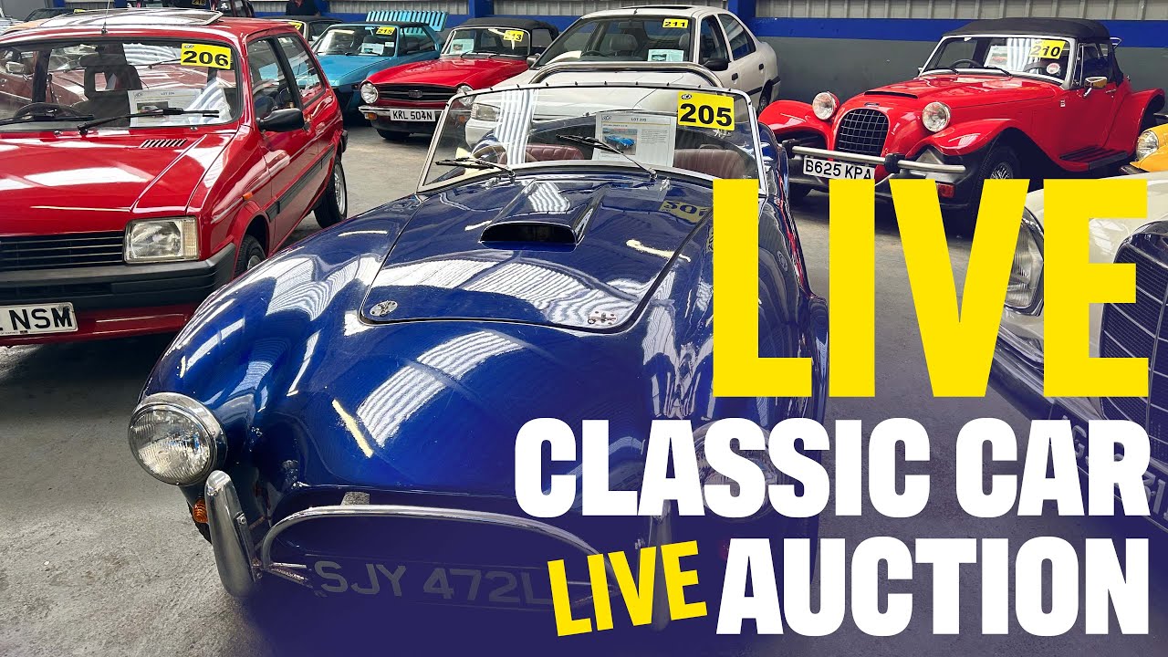 LIVE CLASSIC CAR AUCTION  - SATURDAY 19th AUGUST 2023