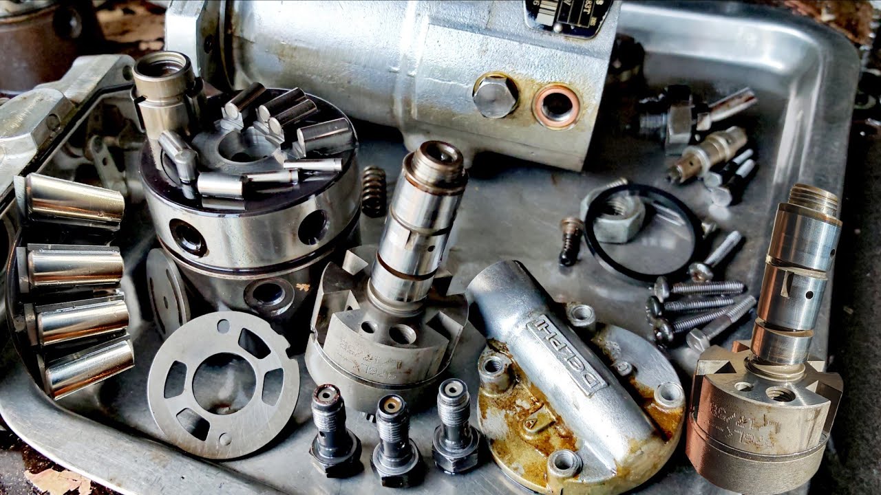 How to Delphi 4 Roller show diesel pump repair // fuel injection pump repair 