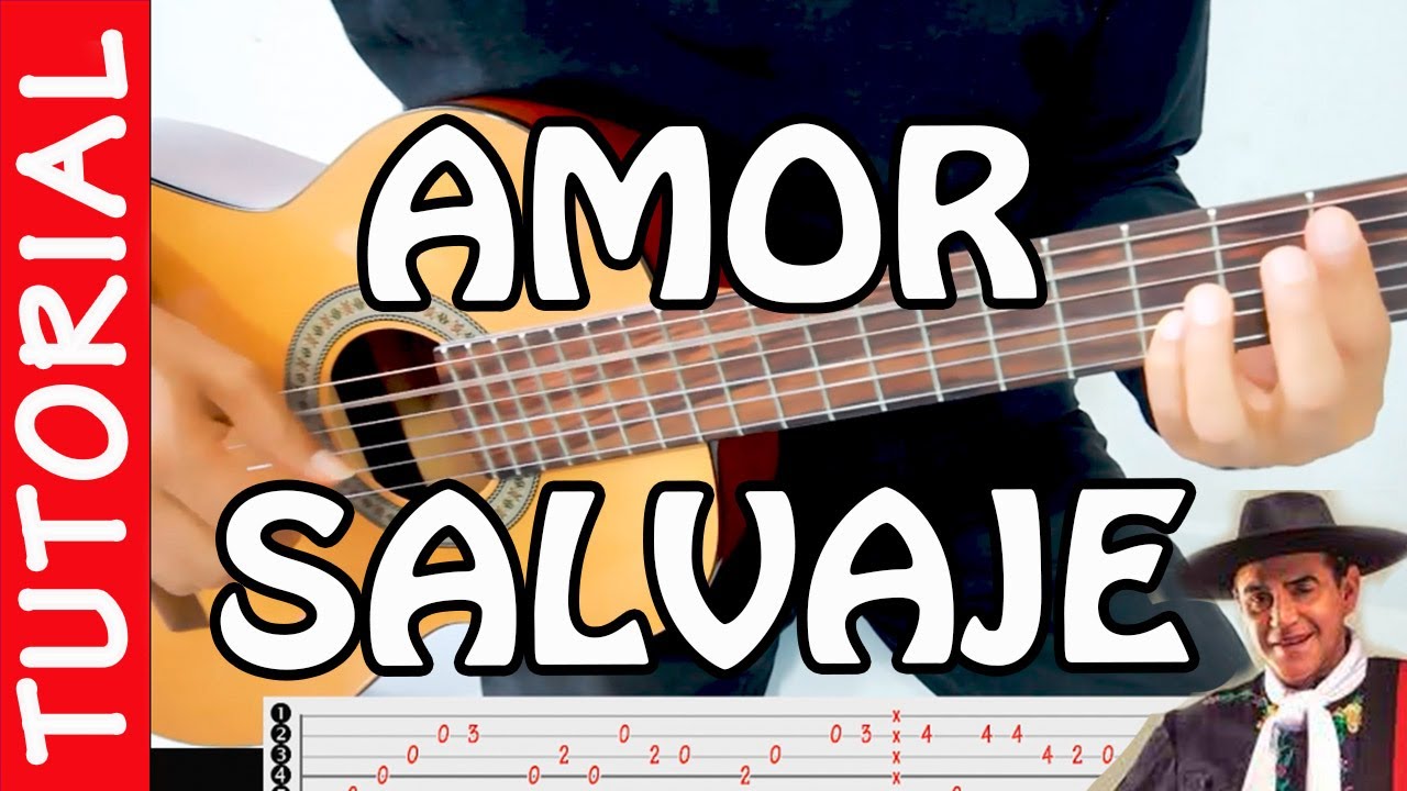 AMOR SALVAJE - GUITARRA TUTORIAL