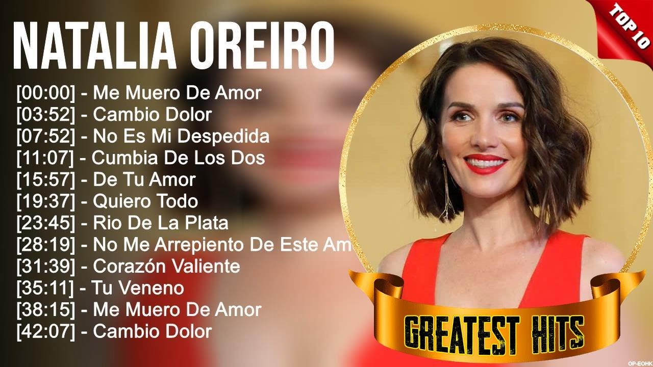N a t a l i a O r e i r o Greatest Hits 💿 Latin Hits 2023 💿 Top 10 Hits Playlist
