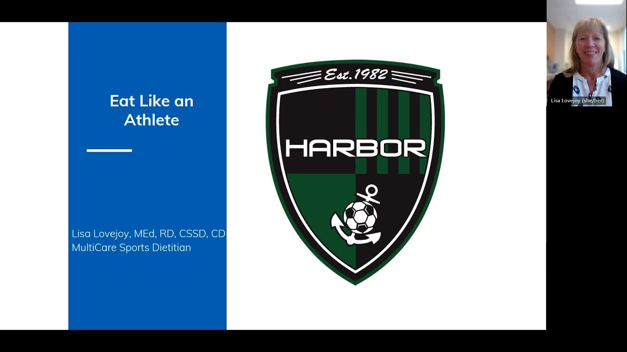 Eat Like an Athlete, sports nutrition webinar presented by Lisa Lovejoy
