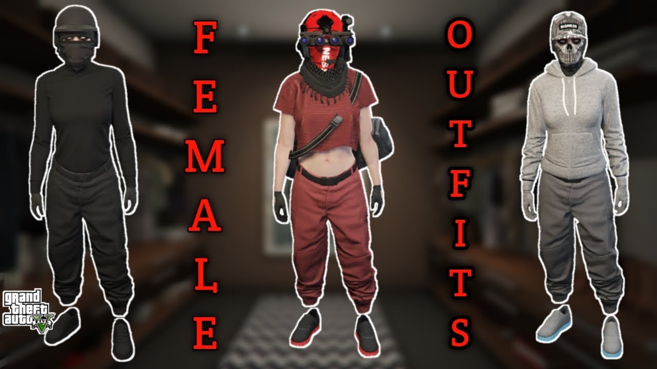 FEMALE TRYHARD OUTFITS - GTA 5 ONLINE