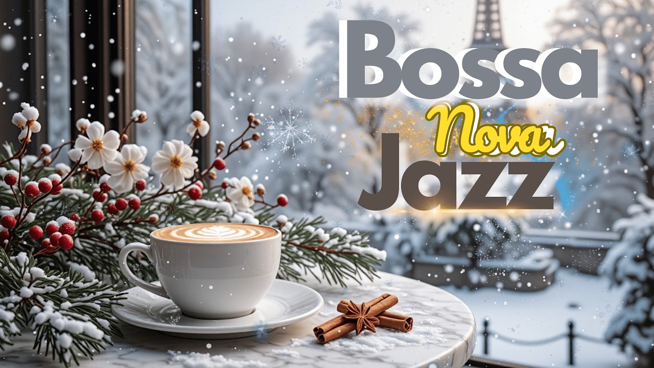 Elegant February Jazz ☕ Sweet Jazz Cafe Background Music & Upbeat Bossa Nova Piano for Great Moods