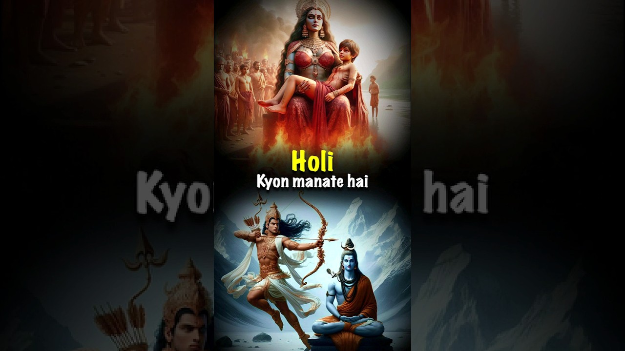 Why is Holi celebrated? #holi #festival #hindu