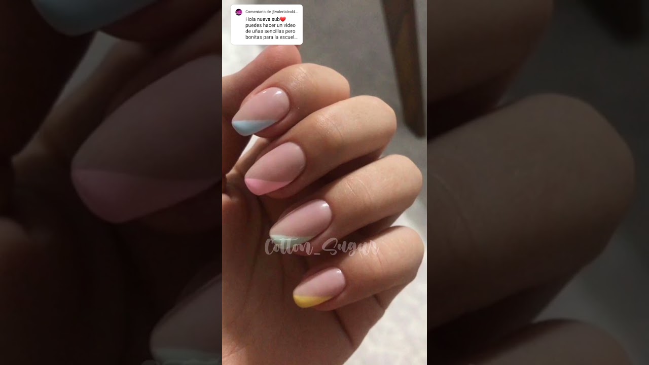 &bull;U&ntilde;as sencillas para la escuela&bull; #viral #aesthetic #fpy #parati