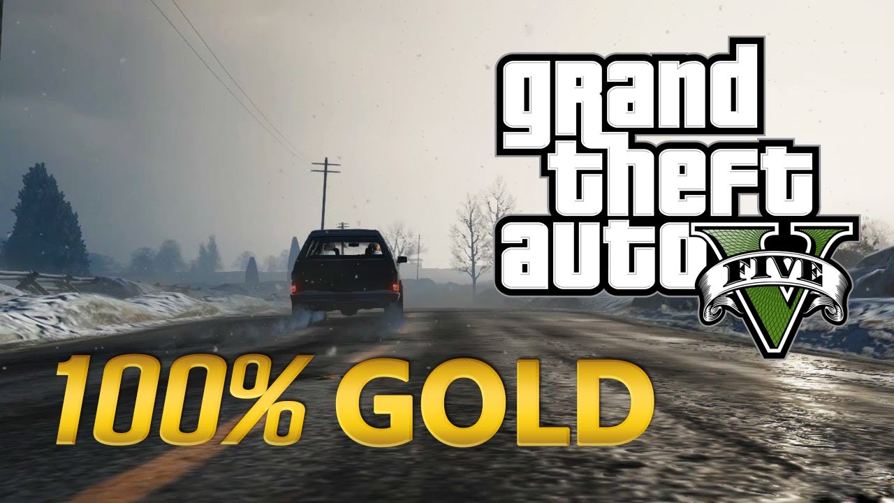 GTA 5 - Prólogo Walkthrough (GTA 5 100% Gold Medal)