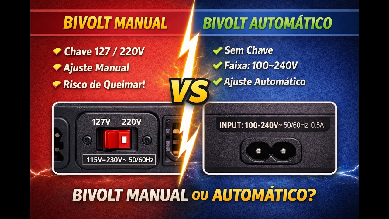 BIVOLT é Como Uma Garrafa Inteligente? 🤯 Entenda 127V e 220V de Vez!