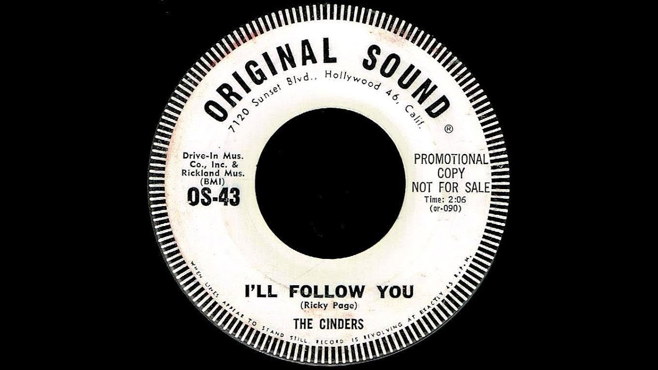 Cinders (Rickie Page) - I'LL FOLLOW YOU (1964)