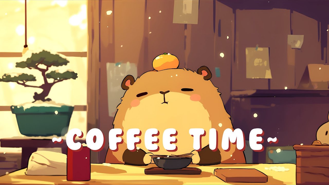 [Extended Mix] Lofi Capybara Radio - Peaceful Beats for Studying & Relaxing ~ Gentle Feelings ~ 🦫...