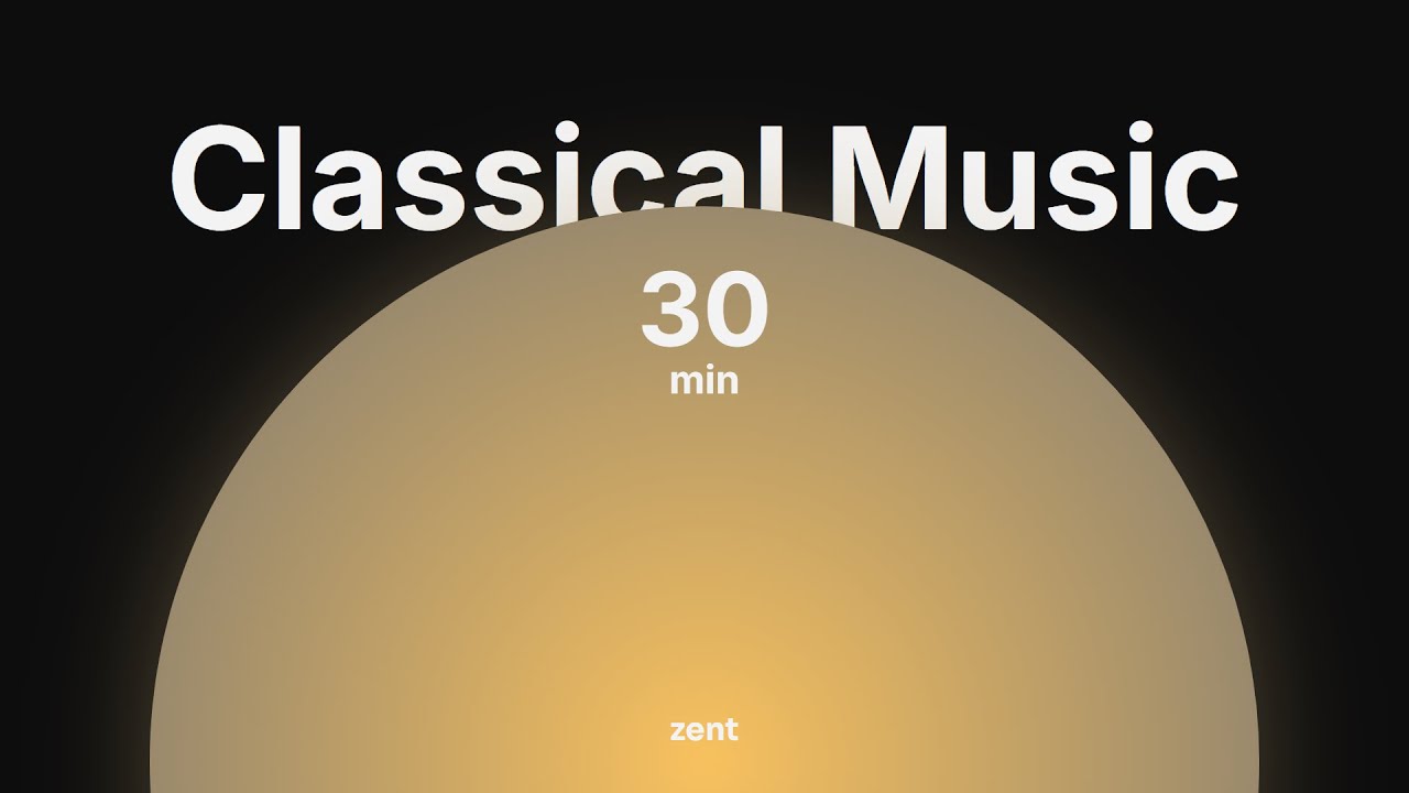 30 Minutes of Classical Music with Dancing Spheres to Focus, Relax and Disconnect
